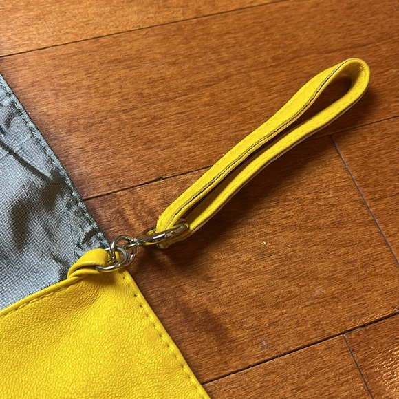 Yellow Leather Fringe Clutch! - Picture 7 of 7